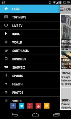 Zee News android App screenshot 5